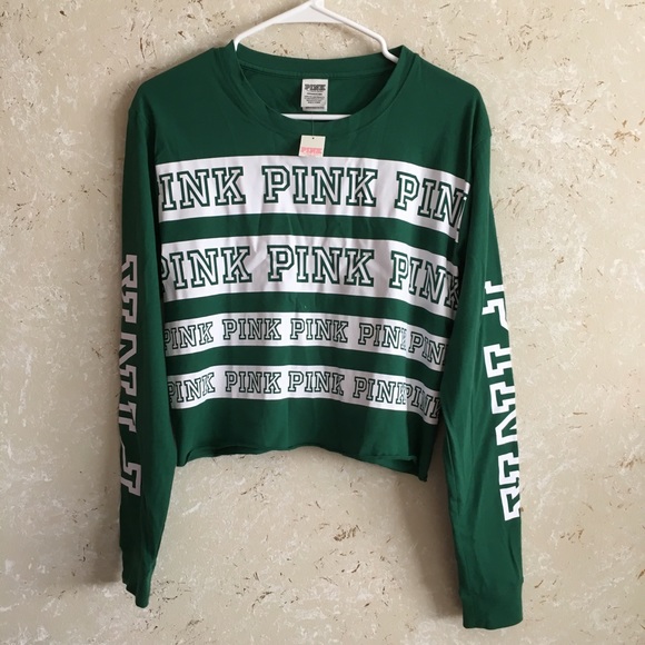 NWT Pink VS Crop Tee - Picture 5 of 8